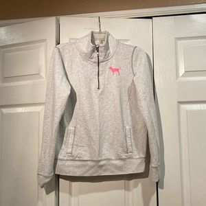 Pink Victoria’s Secret sweatshirt